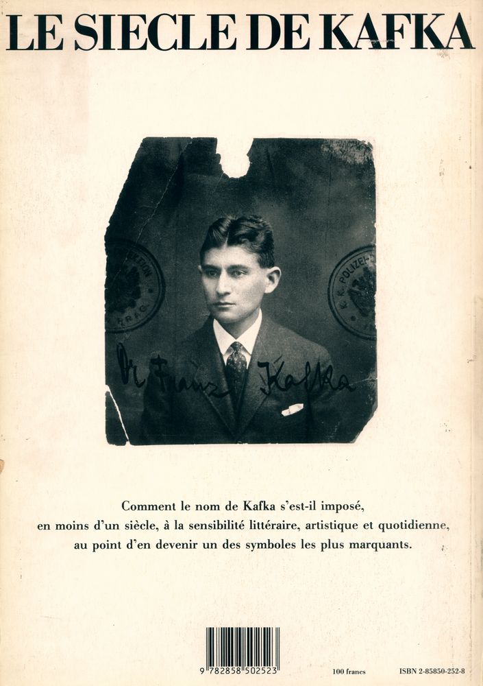 『LE SIÈCLE DE KAFKA』 4