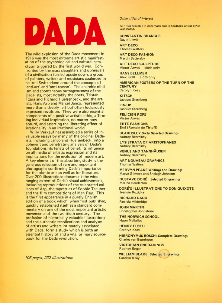 『DADA : MONOGRAPH OF A MOVEMENT』 3