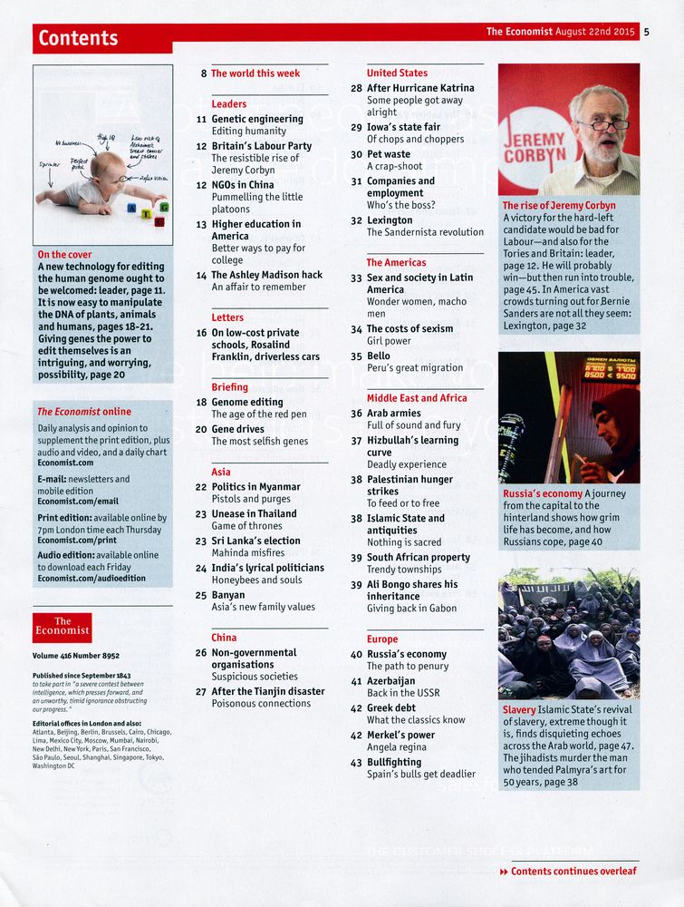 『The Economist』 Volume 416 Number 8952 2