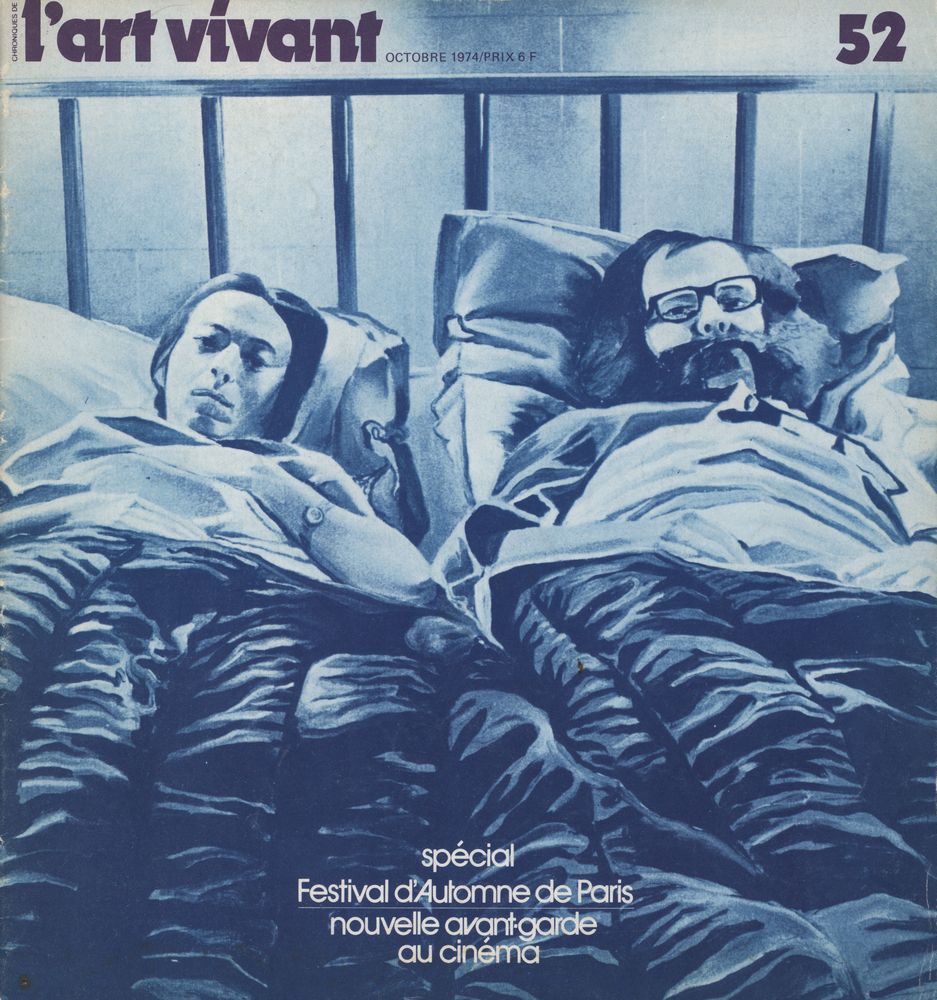 『CHRONIQUES DE l'art vivant』 octobre 1974  n° 52   1