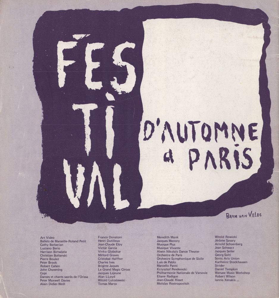 『CHRONIQUES DE l'art vivant』 octobre 1974  n° 52   3