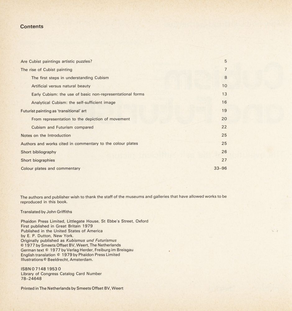 『Cubism and Futurism : The evolution of the self - sufficient picture』 2