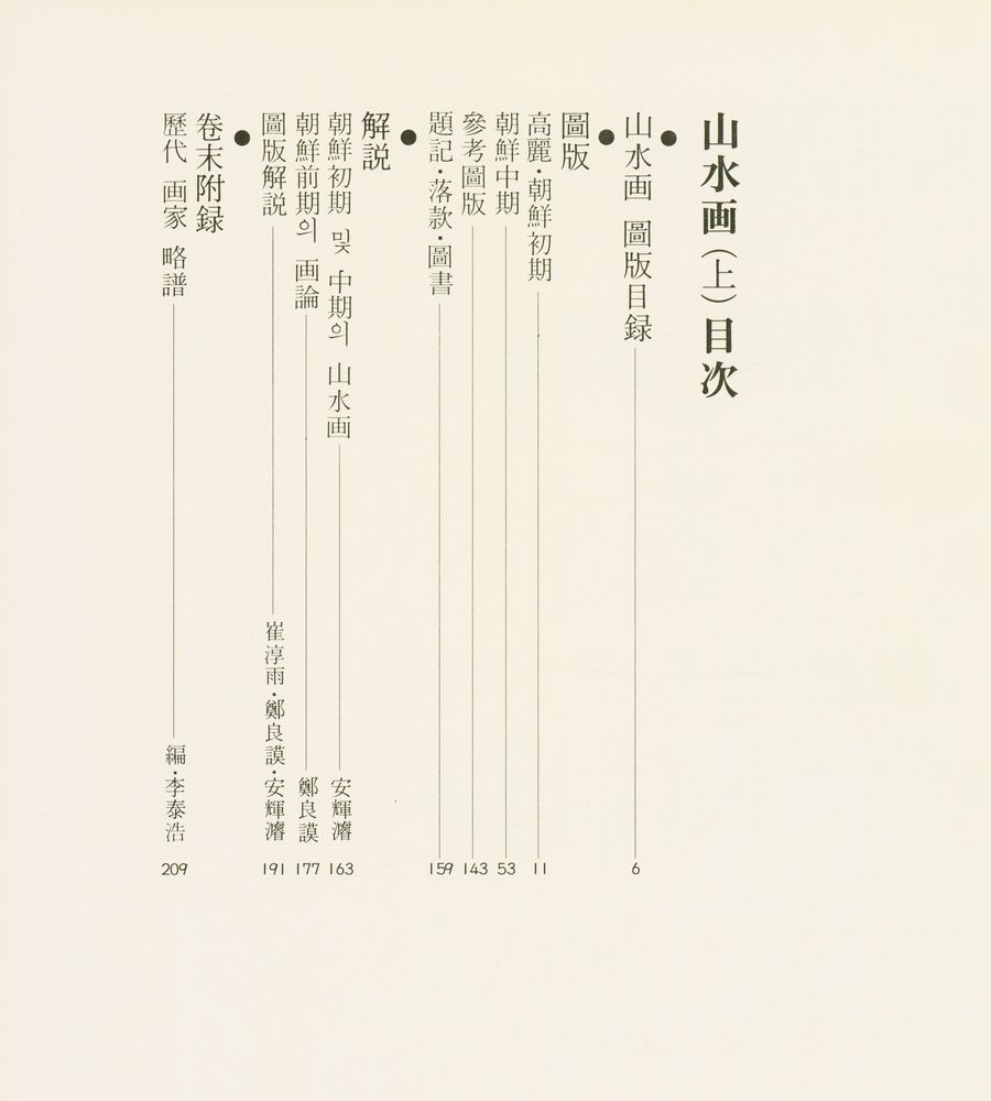 『韓國의美 11 - 山水畵(上)』 2