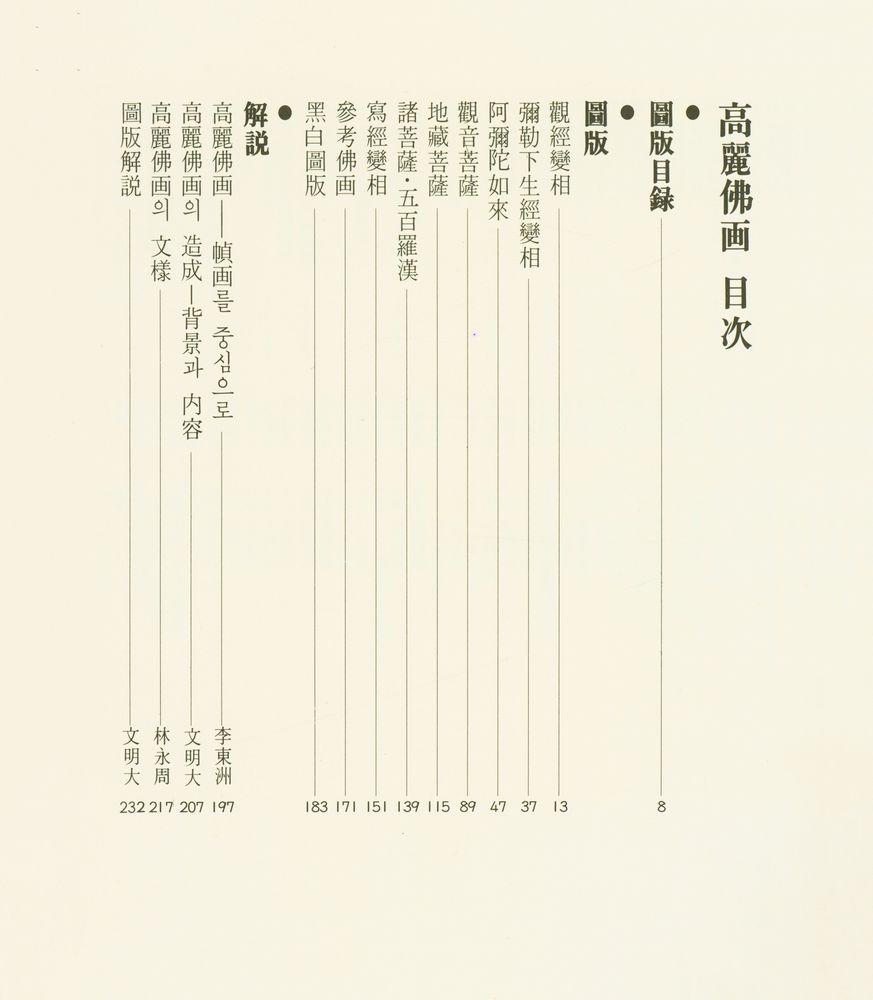 『韓國의美 7 - 高麗佛畵』 2