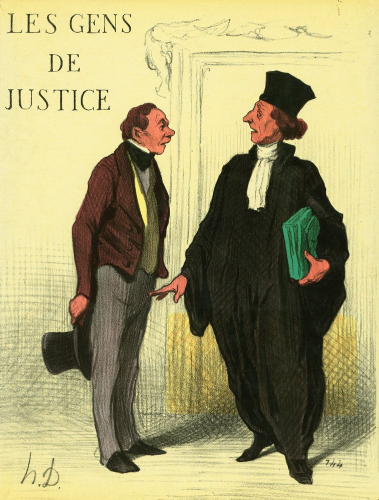 『DAUMIER : LES GENS DE JUSTICE』 1