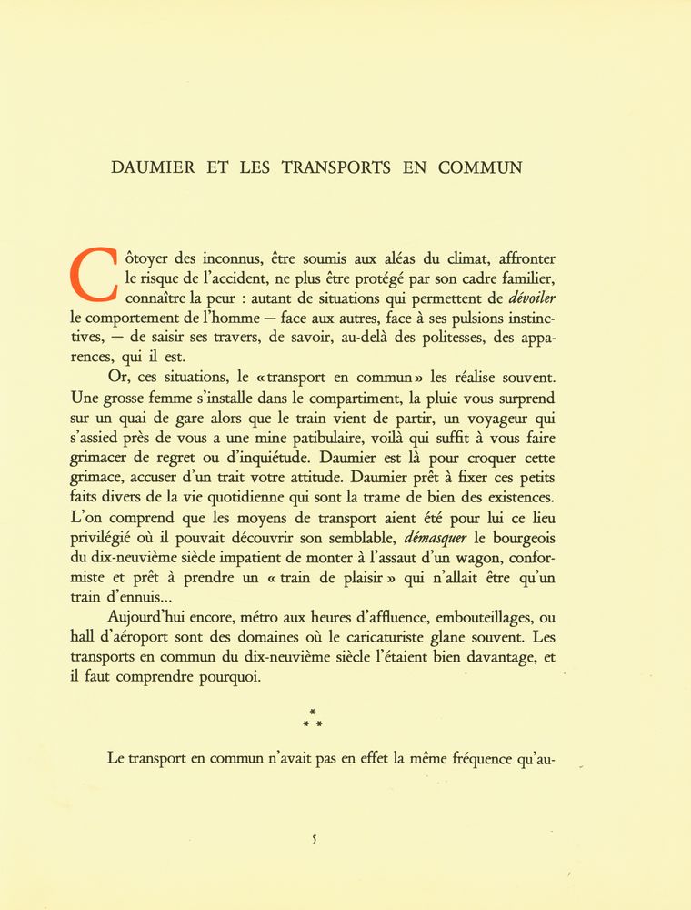 『HONORÉ DAUMIER : LES TRANSPORTS EN COMMUN』 2