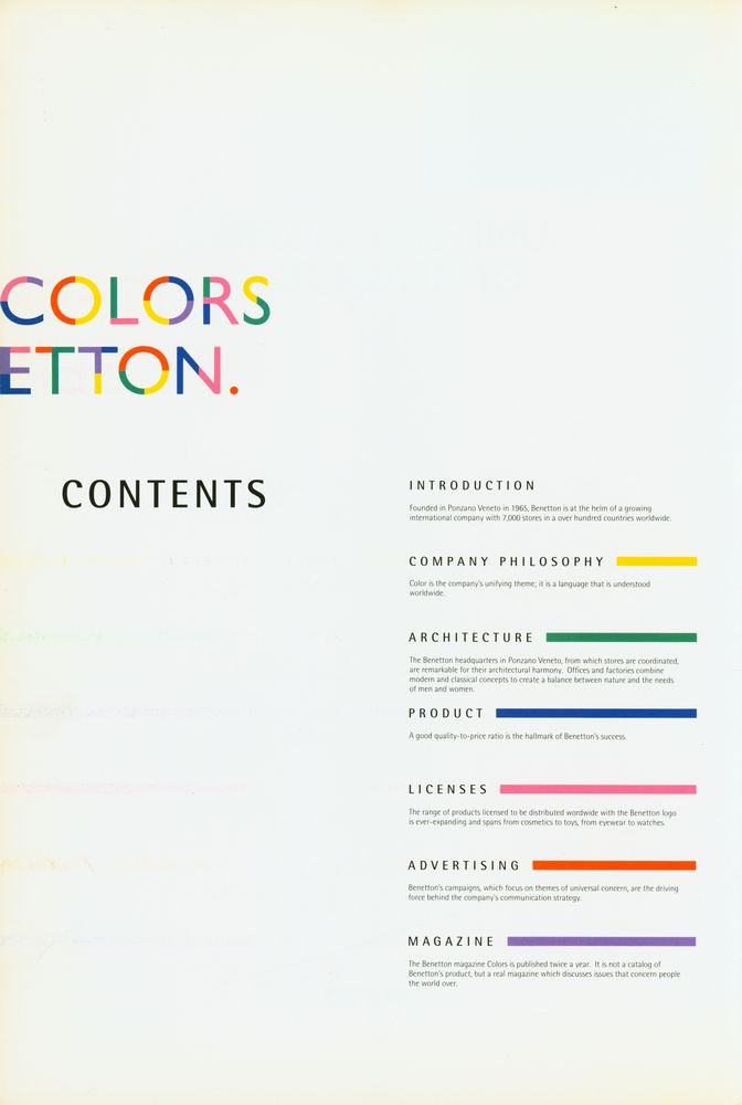 『GLOBAL VISION : United Colors of Benetton』 2