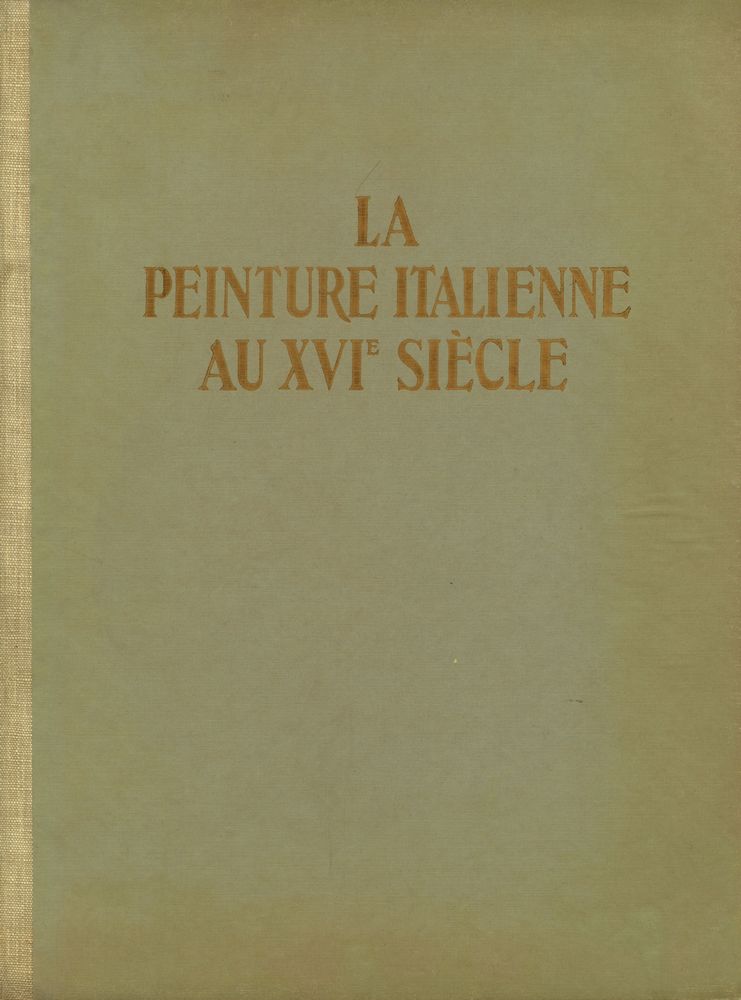 『LA PEINTURE ITALIENNE AU XVIE SIÈCLE』 1