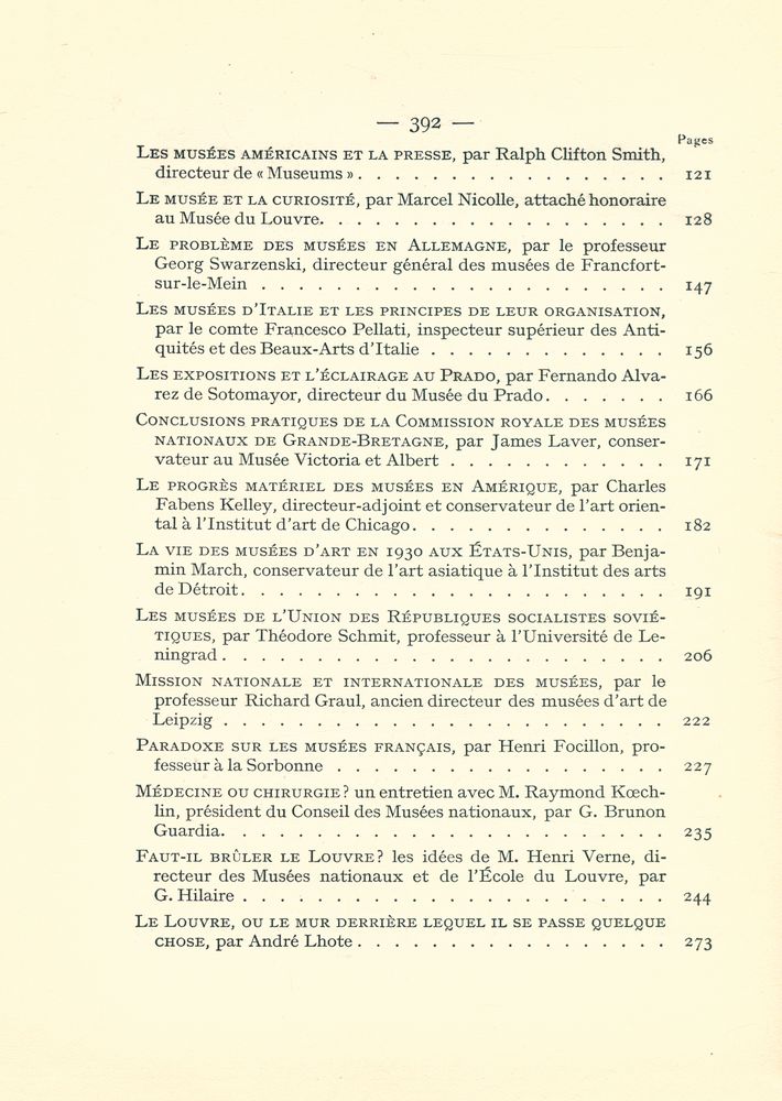 『MUSÉES: ENQUÊTE INTERNATIONALE sur la réforme des galeries publiques』 3