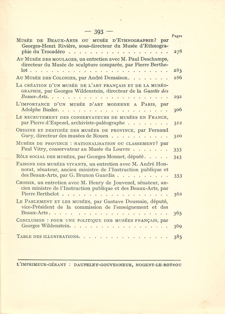 『MUSÉES: ENQUÊTE INTERNATIONALE sur la réforme des galeries publiques』 4
