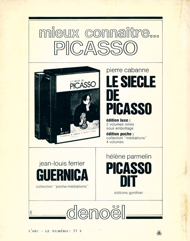 『L'ARC 82 : Picasso』 3