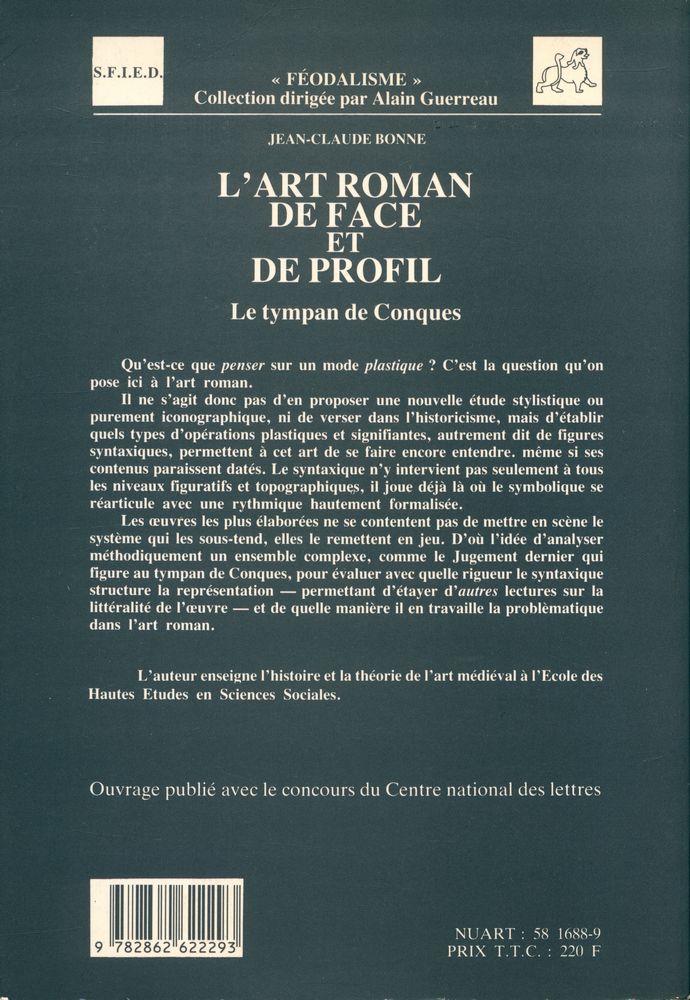 『L'ART ROMAN DE FACE ET DE PROFIL: Le tympande Conques』 3