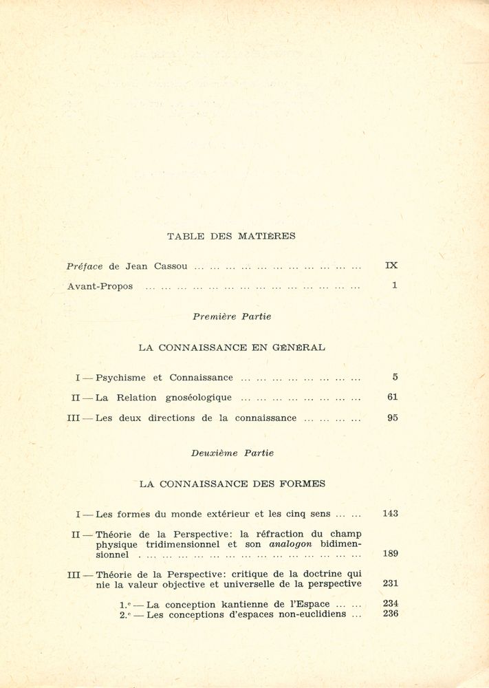 『DE LA CONNAISSANCE EN GÉNÉRAL à LA CONNAISSANCE ESTHÉTIQUE』 2