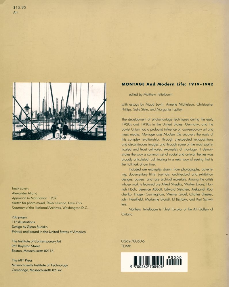 《Montage and Modern Life 1919 - 1942》 3