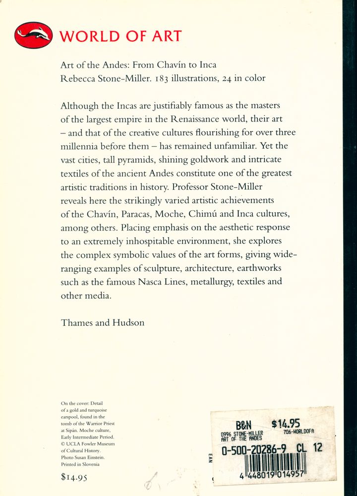 『ART OF THE ANDES from Chavín to Inca』 3