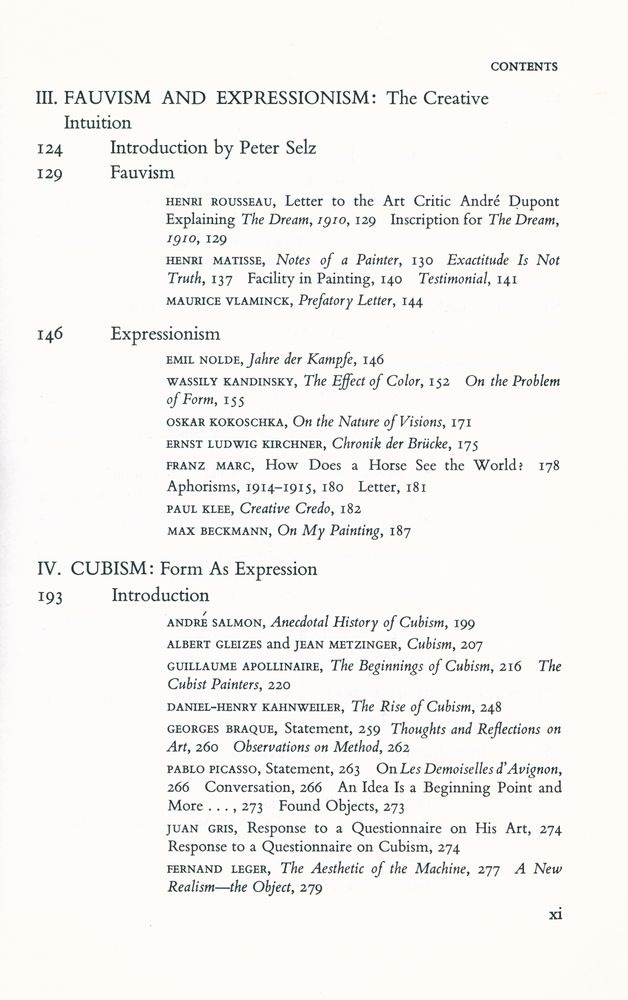 『THEORIES OF MODERN ART: A Source Book by Artists and Critics』 4