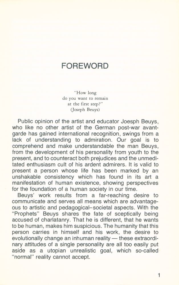 『Joseph Beuys : Life and Works』 2