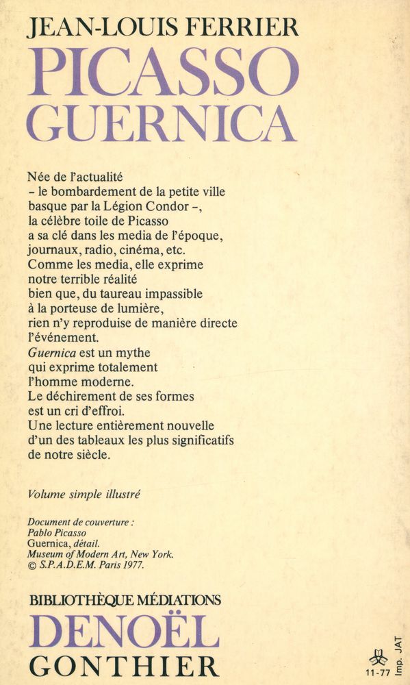 『PICASSO GUERNICA : Anatomie d'un chef - d'oeuvre』 3