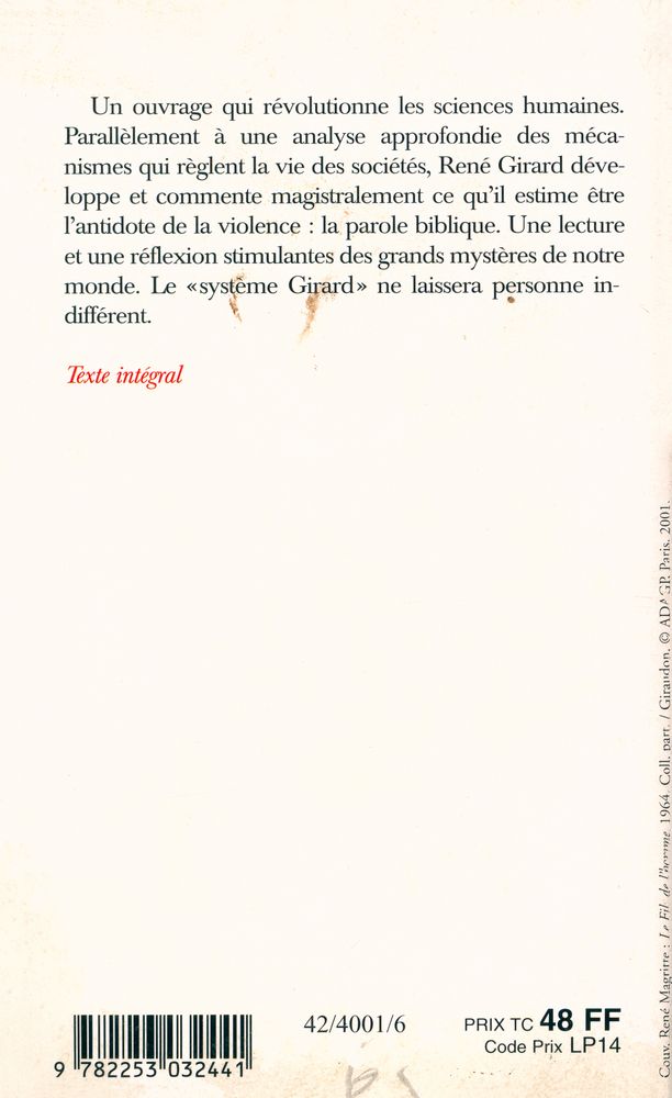 『DES CHOSES CACHÉES DEPUIS LA FONDATION DU MONDE』 7
