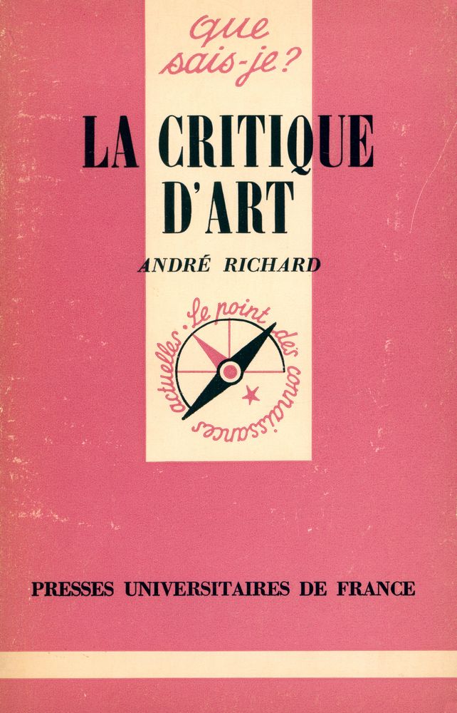 『LA CRITIQUE D'ART』 1