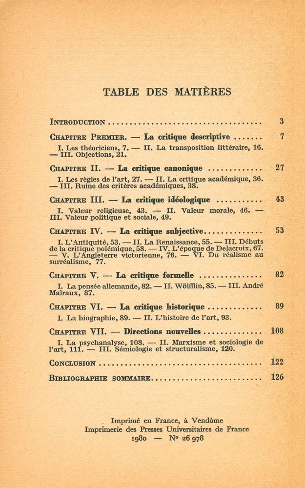 『LA CRITIQUE D'ART』 2