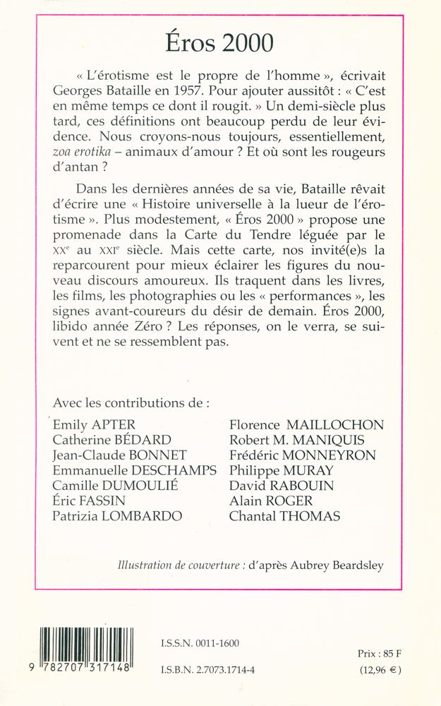 『CRITIQUE』 JUIN - JUILLET 2000 637 - 638 3
