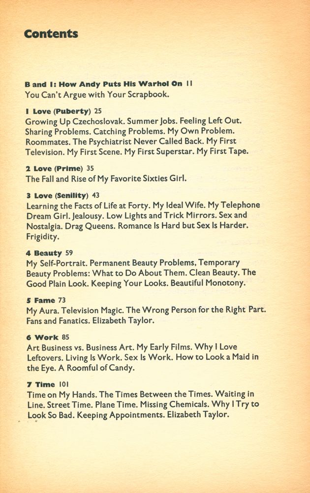 『FROM A TO B AND BACK AGAIN : THE PHILOSOPHY OF Andy Warhol』 2