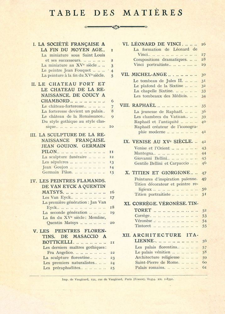 『LA RENAISSANCE』 2