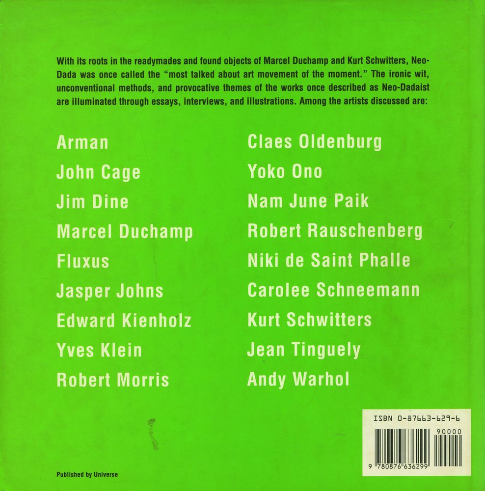 《Neo - Dada : redefining art 1958 - 1962》 3