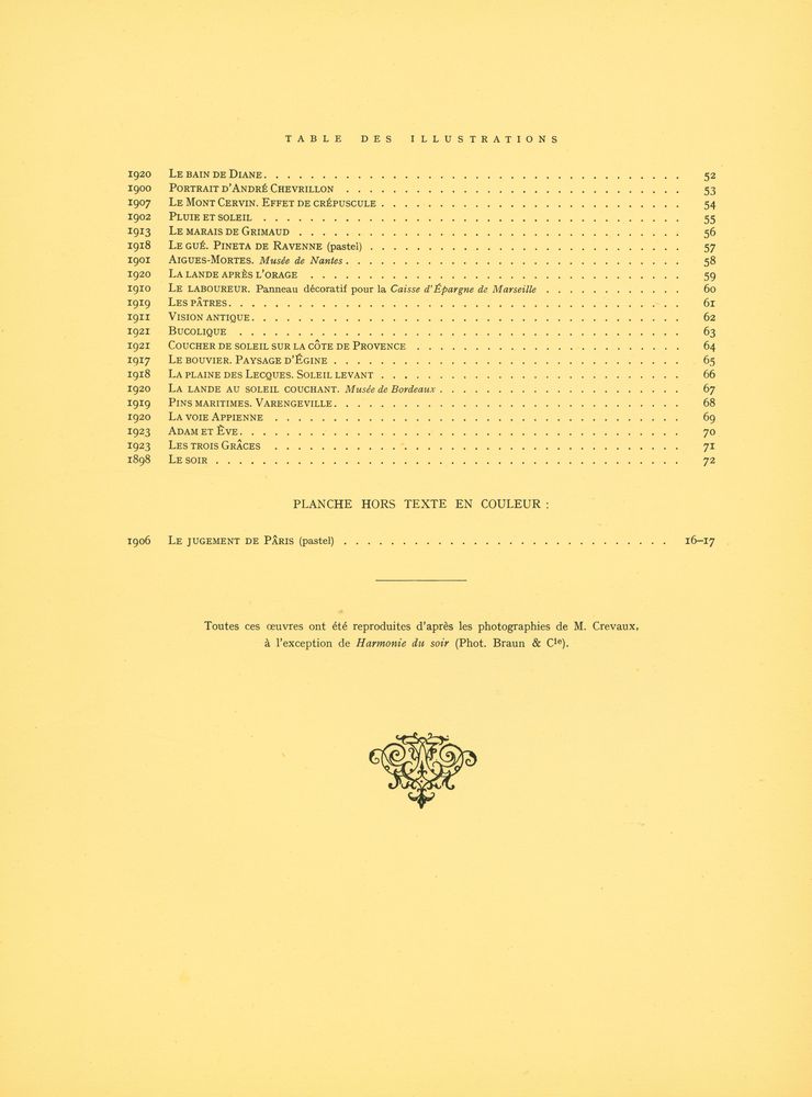 『PEINTURES ET PASTELS DE RENÉ MÉNARD』 3