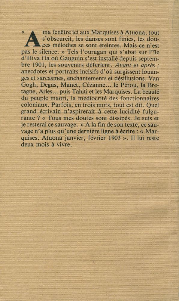 『AVANT ET APRÈS』 3