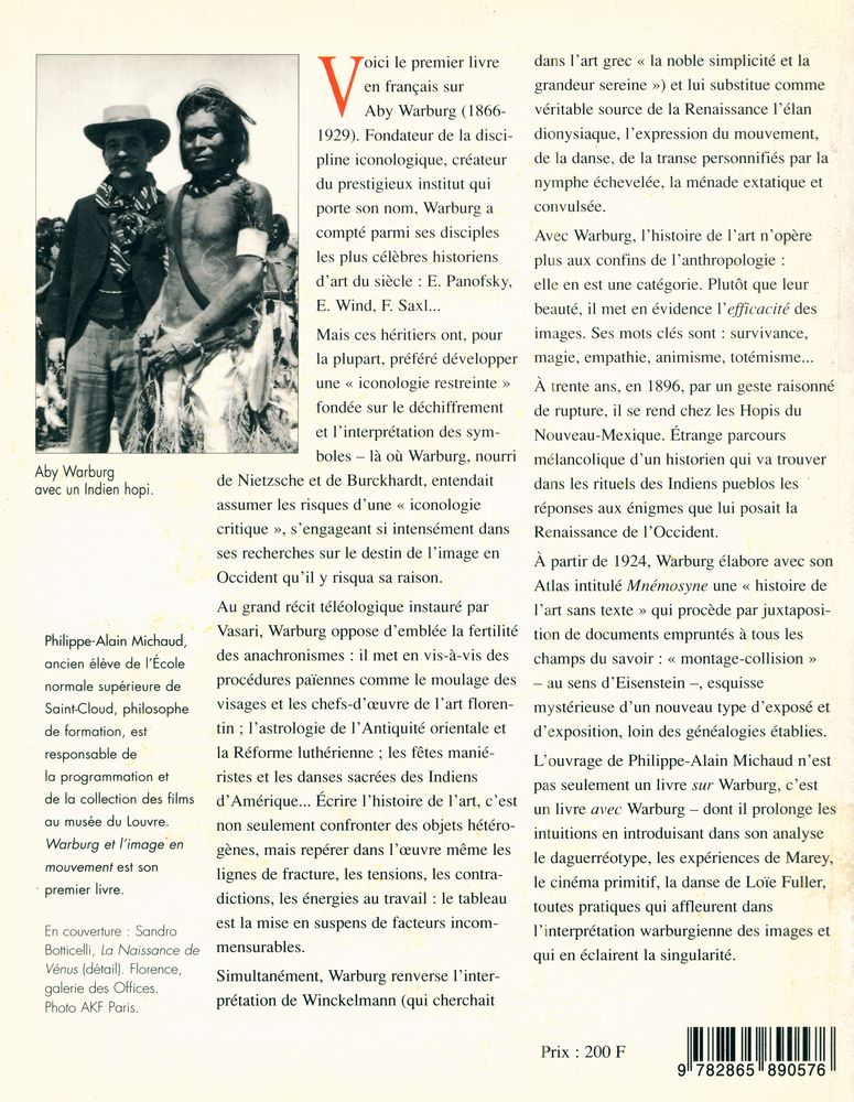 『Aby Warburg et l'image en mouvement』 3