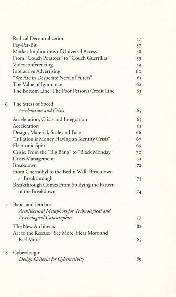 『The Skin of Culture : Investigating the New Electronic Reality』 4