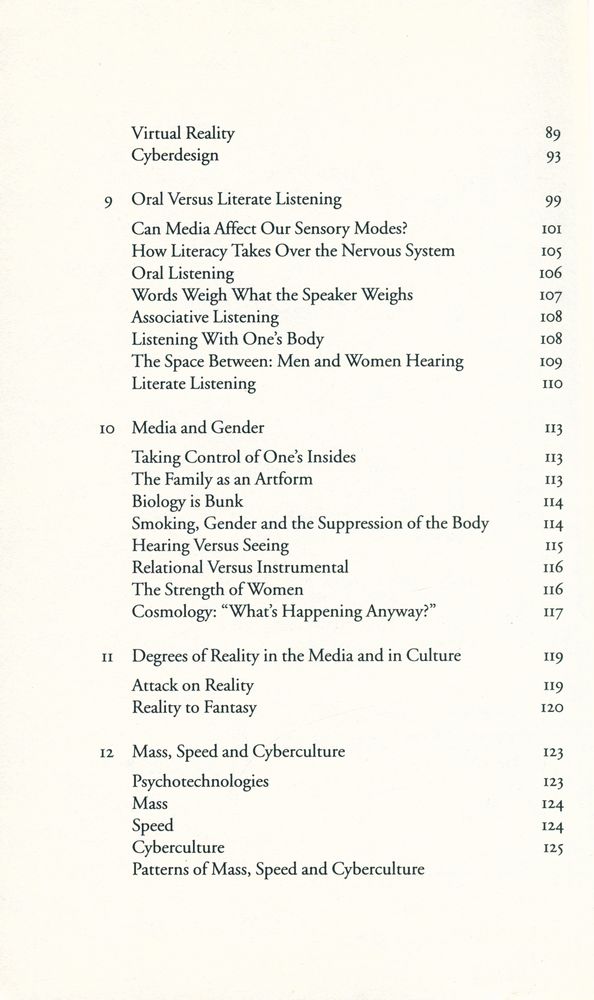 『The Skin of Culture : Investigating the New Electronic Reality』 5