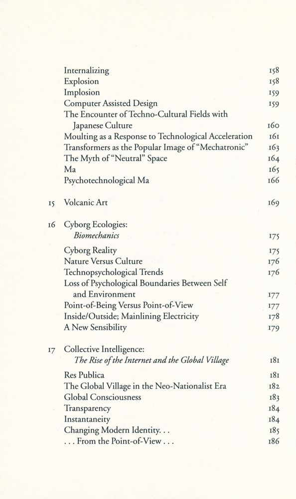 『The Skin of Culture : Investigating the New Electronic Reality』 7