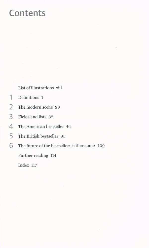 『BESTSELLERS : A Very Short Introduction』 2