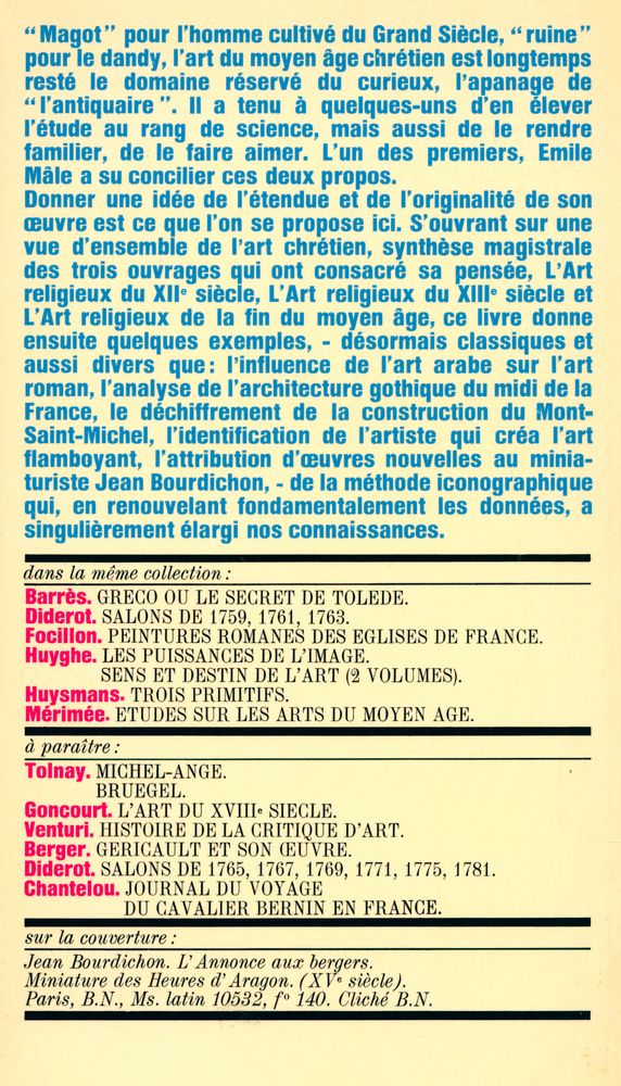 『ART ET ARTISTES DU MOYEN AGE』 3