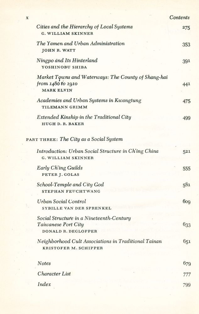 『STUDIES IN CHINESE SOCIETY : The city in late imperial China』 3