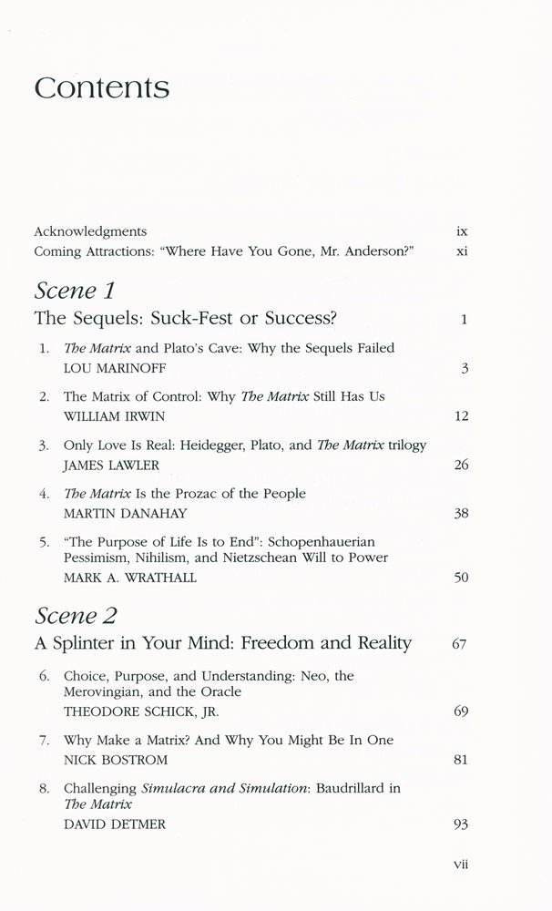 『More Matrix and philosophy : revolutions and reloaded decoded』 2