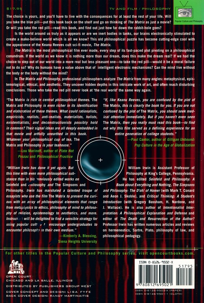 『The matrix and philosophy : welcome to the desert of the real』 5