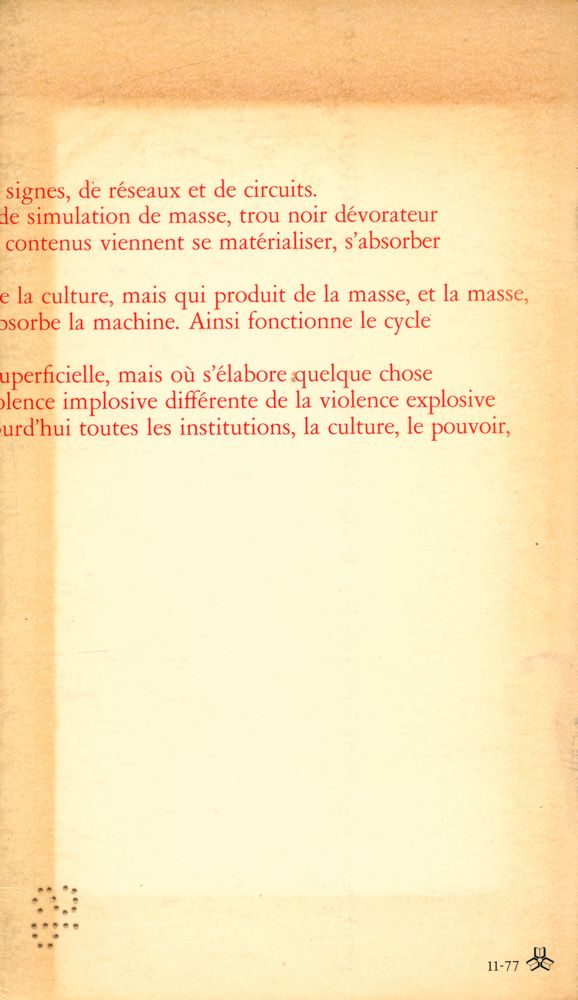 『JEAN BAUDRILLARD : From Marxism to Postmodernism and Beyond』 3