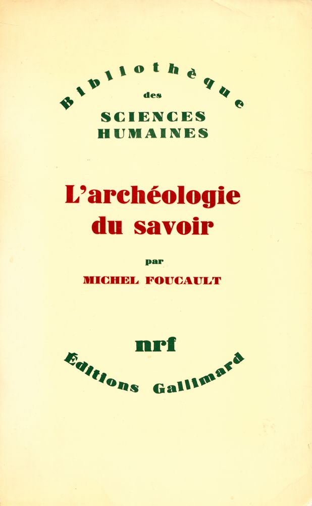 『L'archéologie du savoir』 1