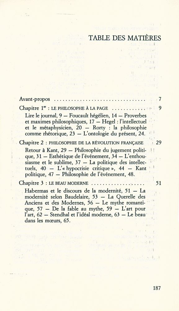 『PHILOSOPHIE PAR GROS TEMPS』 2