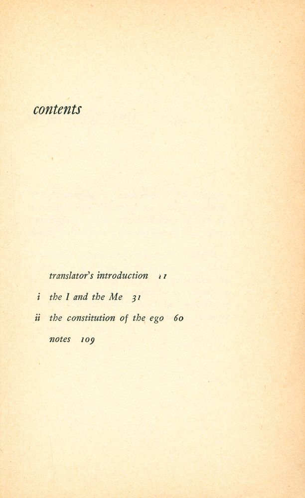 『The Transcendence of the EGO : An Existentialist Theory of Consciousness』 2
