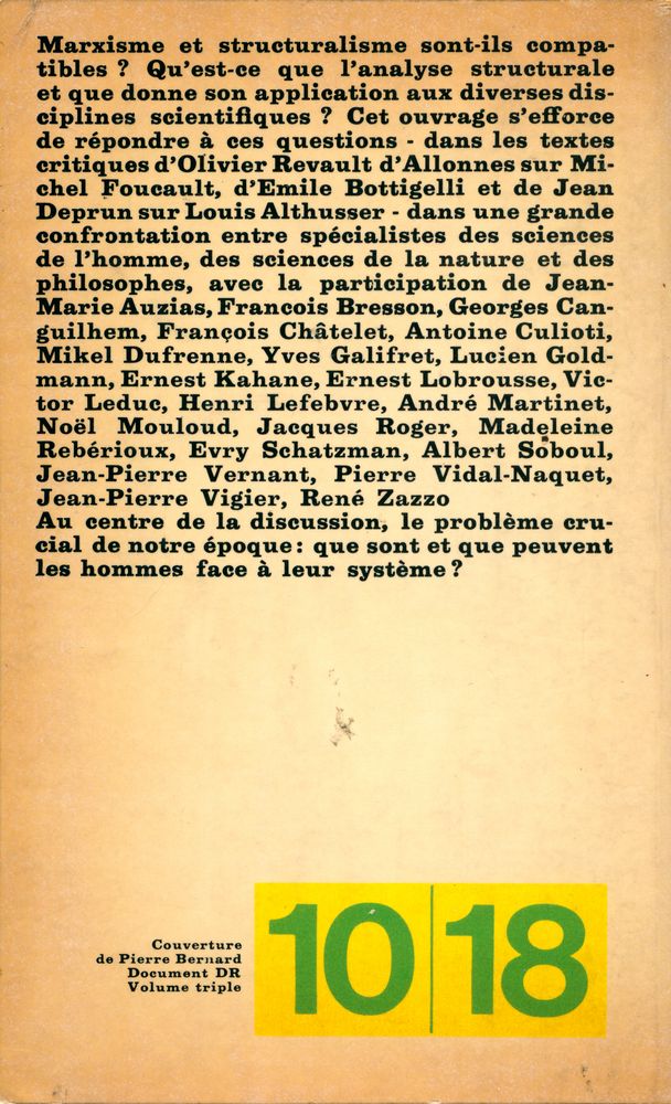 『Structuralisme et marxisme』 3