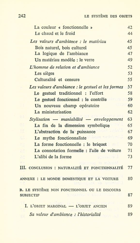 『LE SYSTÉME DES OBJETS : La consommation des signes』 3