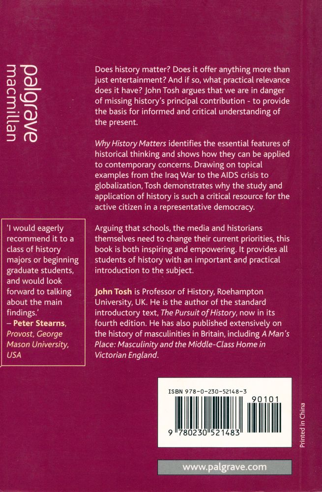『WHY HISTORY MATTERS』 3