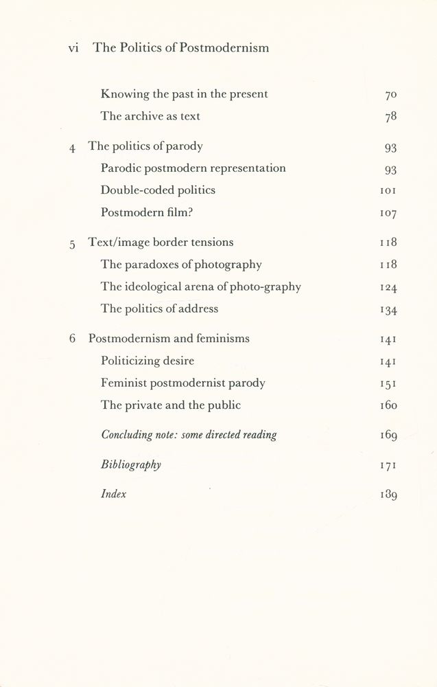 『The politics of postmodernism』 3
