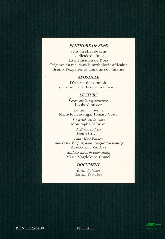 『Revue du Littoral』 Nº39 Février 1994 3