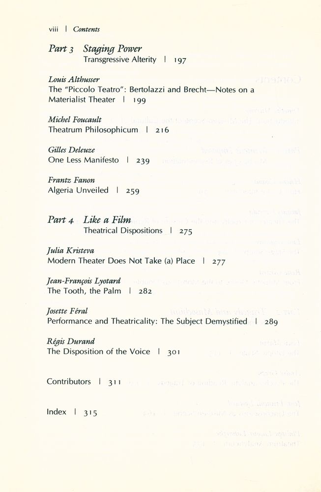 『Mimesis, masochism, & mime : the politics of theatricality in contemporary French thought』 3